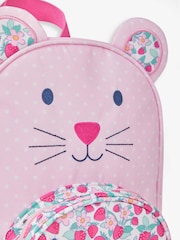 JoJo Maman Bébé Pink Mouse Character Backpack - Image 3 of 3