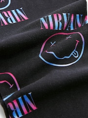 Nirvana Charcoal Grey Printed Leggings (3-16yrs) - Image 3 of 3