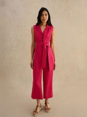 Hobbs Destiny Linen Jumpsuit - Bild 1 von 4