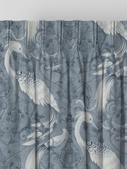Laura Ashley Midnight Blue Tregaron Made to Measure Curtains - Image 5 of 9