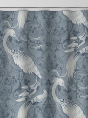 Laura Ashley Midnight Blue Tregaron Made to Measure Curtains - Image 8 of 9