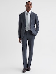 Pantalones de lana fina con trabillas de ajuste lateral de corte estándar de Reiss - Imagen 1 de 5