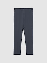 Pantalones de lana fina con trabillas de ajuste lateral de corte estándar de Reiss - Imagen 2 de 5