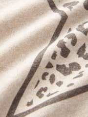 Neutral Star Cosy Lightweight Soft Touch Sleeve Detail Crew Neck Jumper - Image 2 of 4