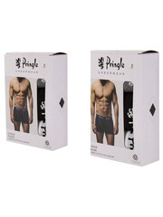 Pringle Black Cotton Trunks - Image 2 of 5