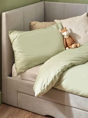 Soft Texture Light Grey Kids Marlow Drawer Upholstered Frame - Image 4 of 11