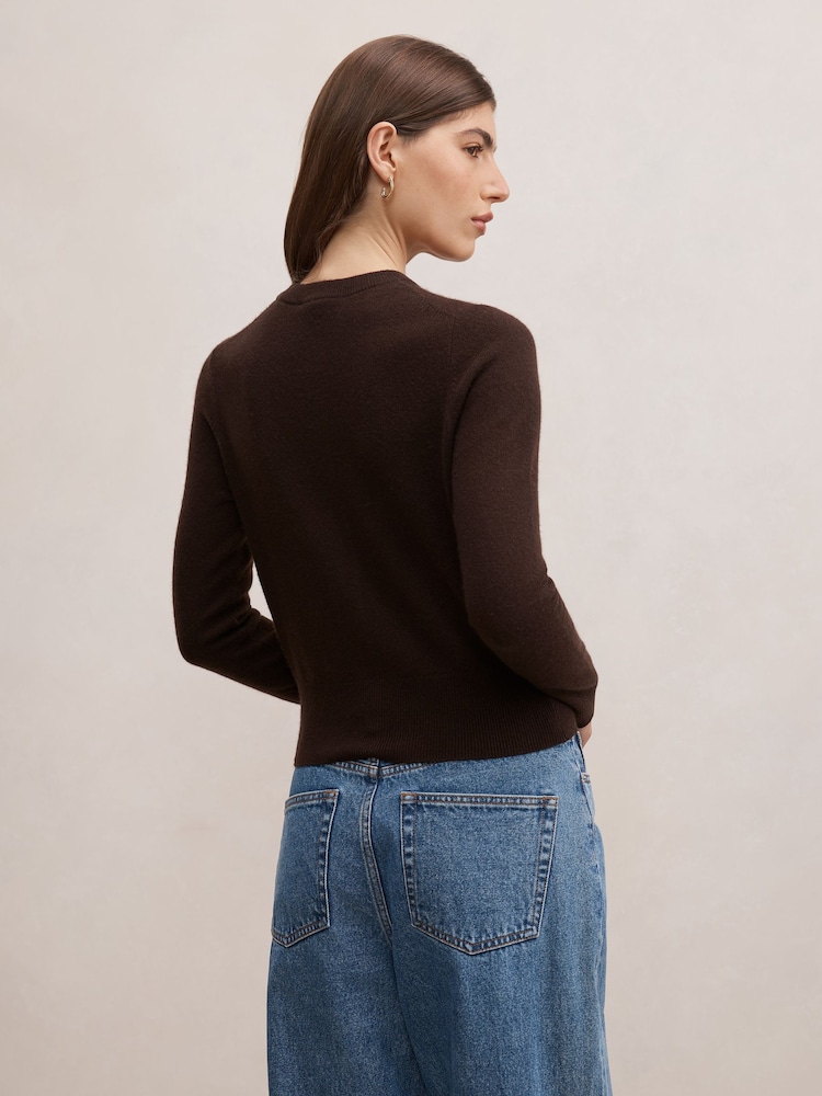 Forever New Haisley Merino Blend Strikket Cardigan - Bilde 2 av 5