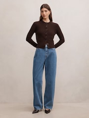 Forever New Haisley Merino Blend Strikket Cardigan - Bilde 5 av 5