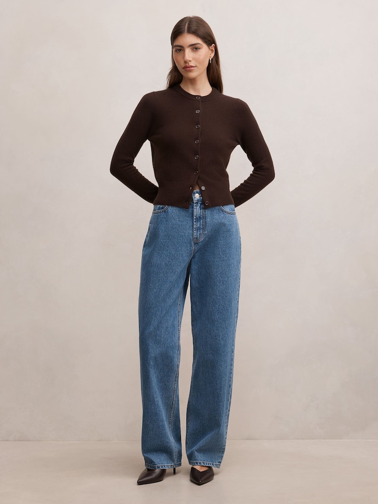 Forever New Haisley Merino Blend Strikket Cardigan - Bilde 5 av 5