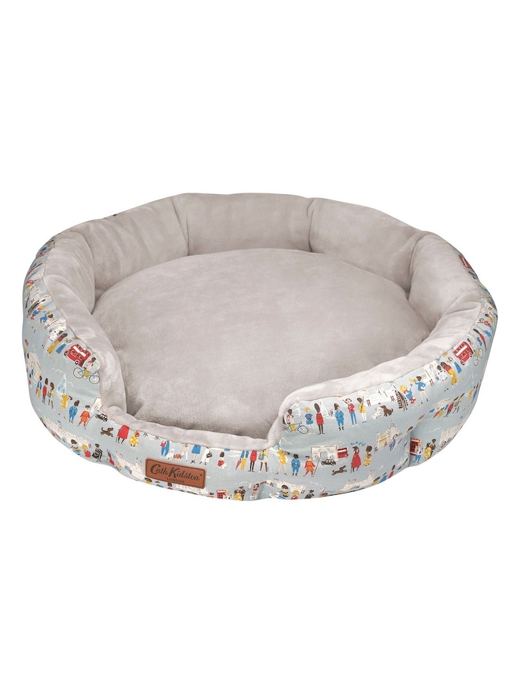 Cath Kidston Blue Cosy Oval Pet Bed - Image 2 of 3