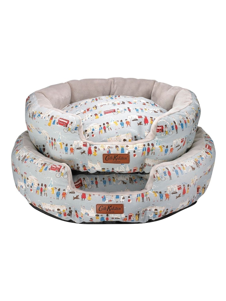 Cath Kidston Blue Cosy Oval Pet Bed - Image 3 of 3