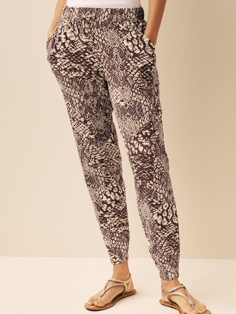Snake Print Jersey Joggers - Image 2 of 4