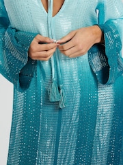 South Beach – Maxi-Kaftan in Metallic-Farbverlauf-Optik - Bild 4 von 4