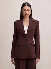 Forever New Purple Lee Nipped Waist Blazer - Image 1 of 5