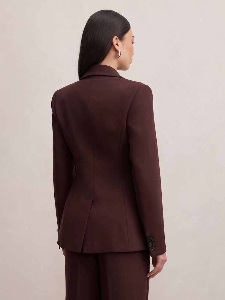 Forever New Purple Lee Nipped Waist Blazer - Image 2 of 5 Forever New Purple Lee Nipped Waist Blazer - Image 2 of 5