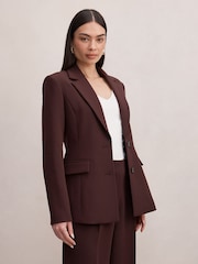 Forever New Purple Lee Nipped Waist Blazer - Image 4 of 5