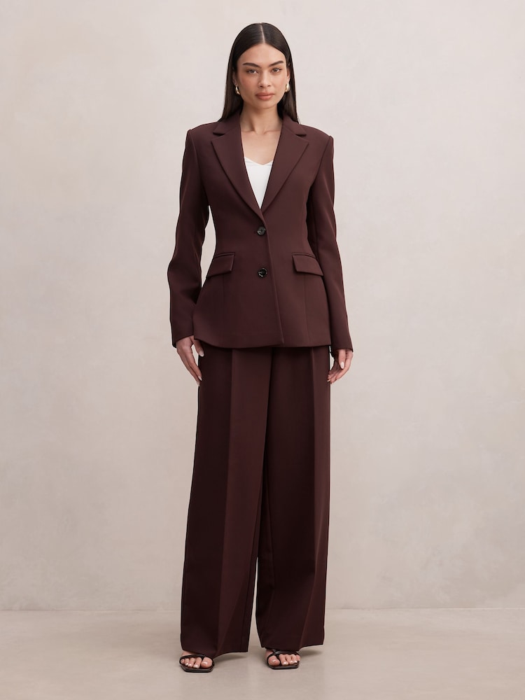 Forever New Purple Lee Nipped Waist Blazer - Image 5 of 5 Forever New Purple Lee Nipped Waist Blazer - Image 5 of 5