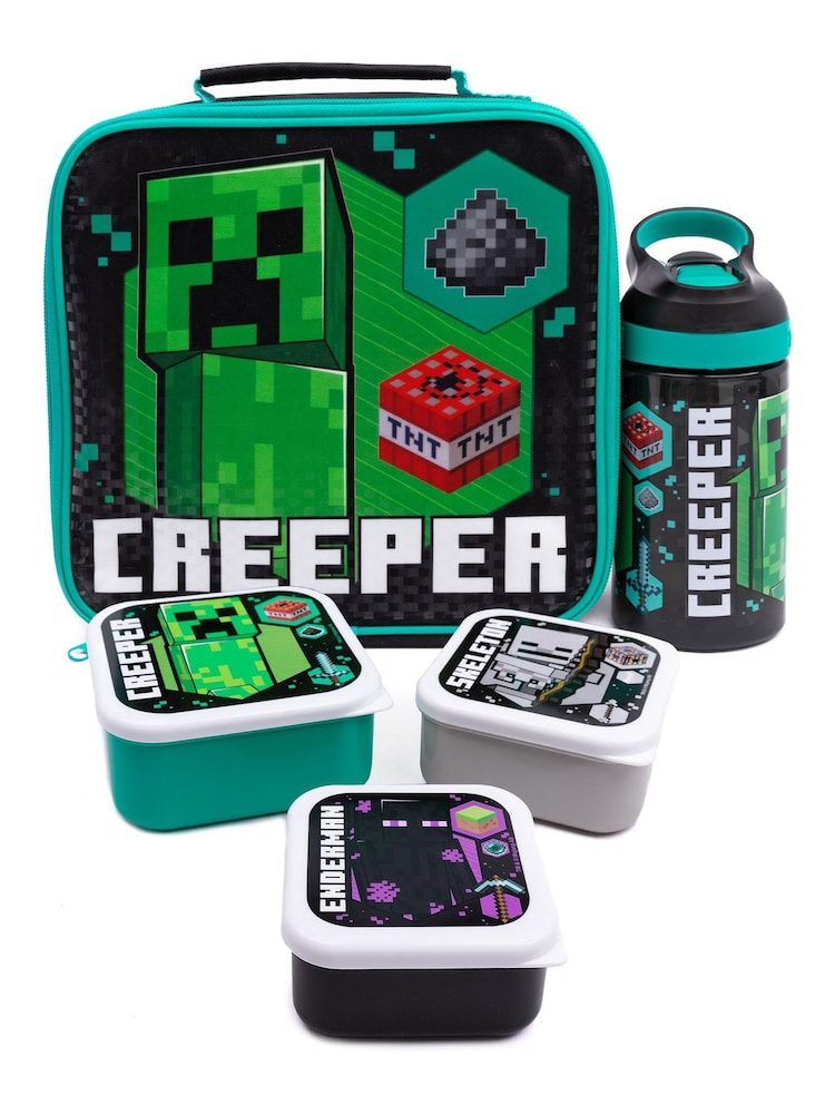 Vanilla Underground Green Minecraft Xbox Licensed Lunch Box Set - Image 1 of 6