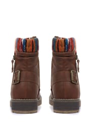Pavers Tan Pavers Ladies Water-Resistant Ankle Boots - Image 3 of 7