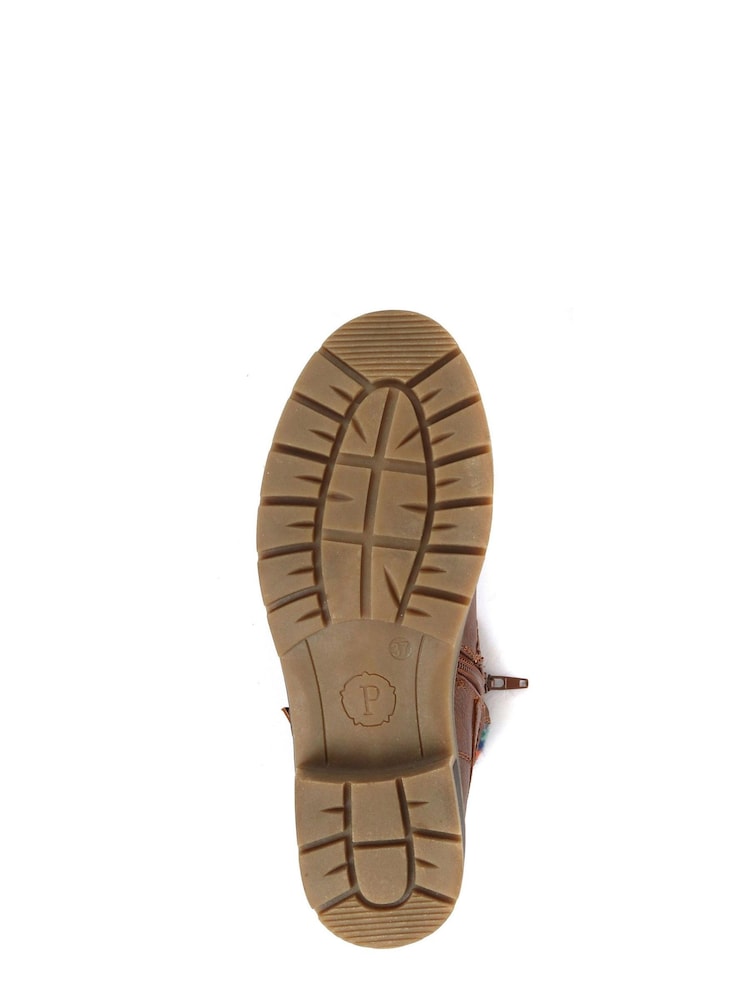 Pavers Tan Pavers Ladies Water-Resistant Ankle Boots - Image 5 of 7