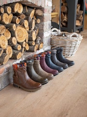 Pavers Tan Pavers Ladies Water-Resistant Ankle Boots - Image 6 of 7