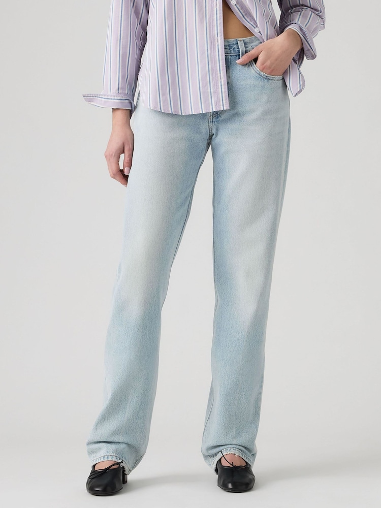 Levi's® Light Blue 501® Straight Loose 90's Jeans - Image 1 of 4 Levi's® Light Blue 501® Straight Loose 90's Jeans - Image 1 of 4
