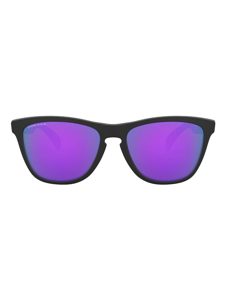 Schwarz/Prizm Violett getönte Gläser - Oakley Frogskins Sonnenbrille - Bild 2 von 12