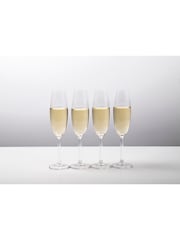 Mikasa Set of 4 Clear Julie Champagne Flutes - Image 1 of 5