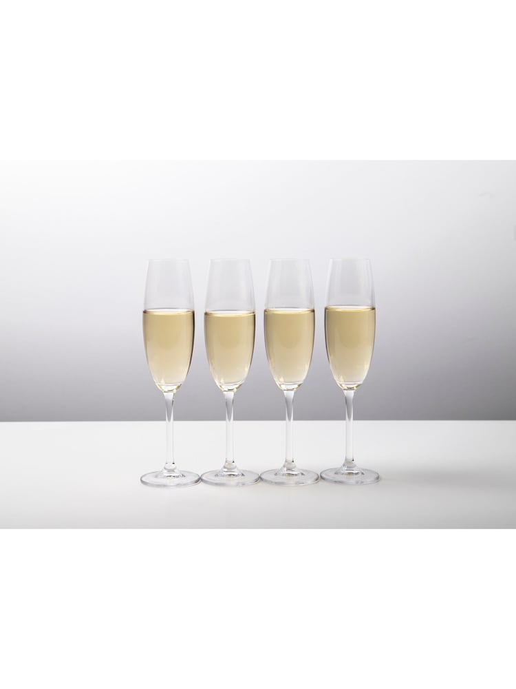 Mikasa Set of 4 Clear Julie Champagne Flutes - Image 1 of 5