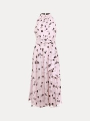 Phase Eight White Spot Naomi Chiffon Dress - Image 9 of 9