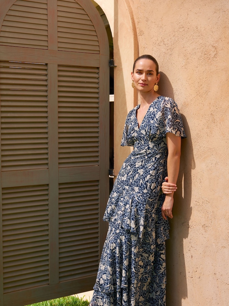 Phase Eight Black Floral Tyanna Maxi Dress - Image 1 of 9
