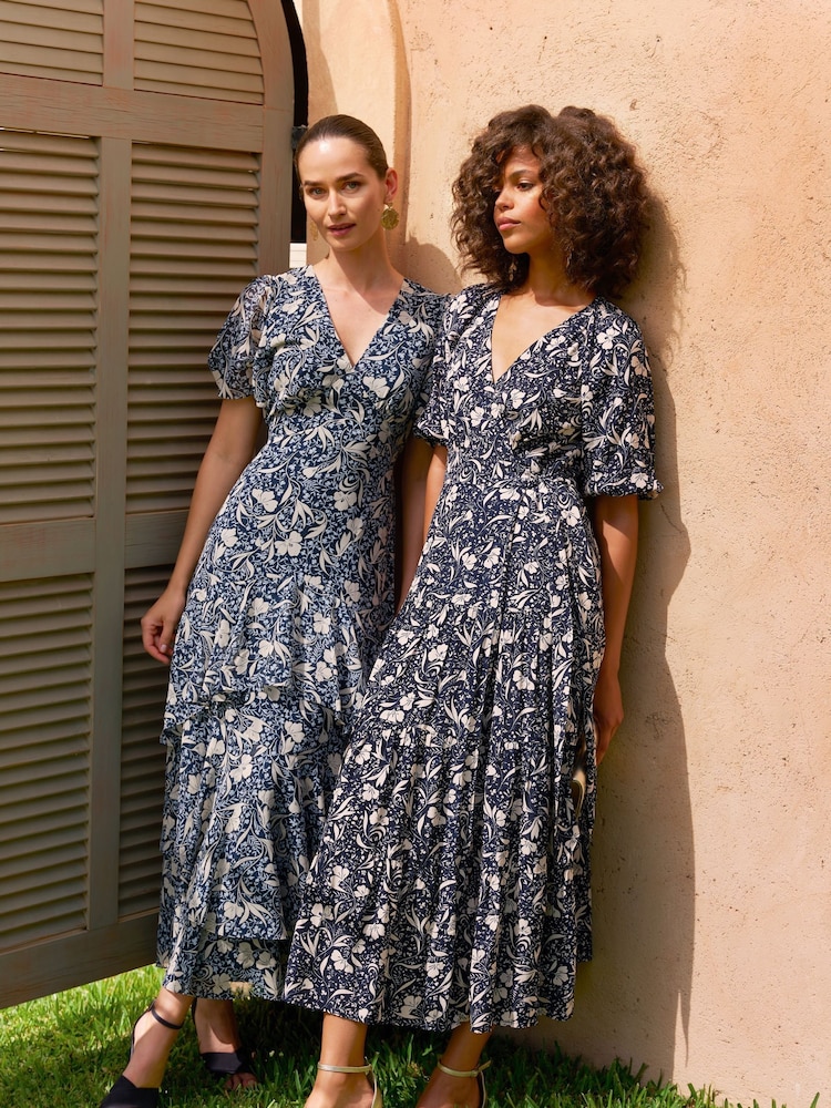 Phase Eight Black Floral Tyanna Maxi Dress - Image 2 of 9