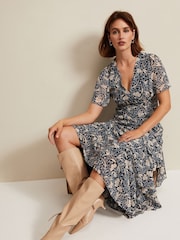 Phase Eight Black Floral Tyanna Maxi Dress - Image 5 of 9