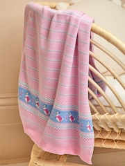JoJo Maman Bébé Jemima Puddle-Duck Knitted Shawl - Image 1 of 5
