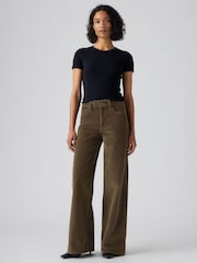 Grün - Levi's® 728 hohe Taille, weites Bein Jeans - Bild 1 von 4