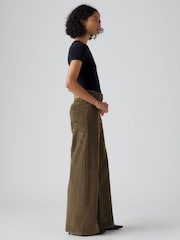 Grün - Levi's® 728 hohe Taille, weites Bein Jeans - Bild 3 von 4