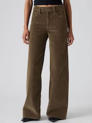 Grün - Levi's® 728 hohe Taille, weites Bein Jeans - Bild 4 von 4