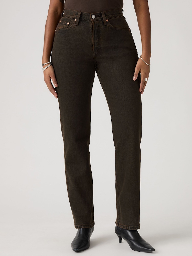 Levi's® Green 501® Hourglass Straight Fit Jeans - Image 1 of 4 Levi's® Green 501® Hourglass Straight Fit Jeans - Image 1 of 4