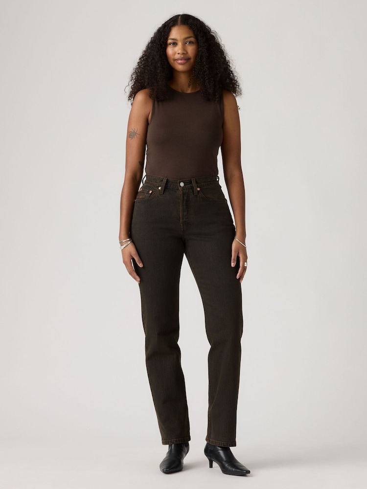 Levi's® Green 501® Hourglass Straight Fit Jeans - Image 2 of 4 Levi's® Green 501® Hourglass Straight Fit Jeans - Image 2 of 4