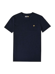 Lyle & Scott Navy Blue Unisex 100% Cotton T-Shirt - Image 4 of 5