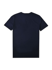 Lyle & Scott Navy Blue Unisex 100% Cotton T-Shirt - Image 5 of 5