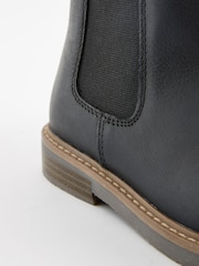 Schwarz - Chelsea-Stiefel aus Leder - Bild 5 von 5