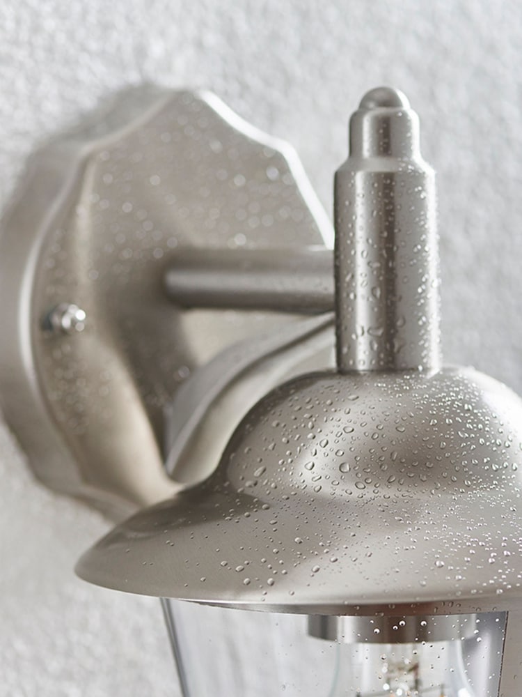 Gallery Home Silver Brockhampton Outdoor Wall Light - Image 2 of 3