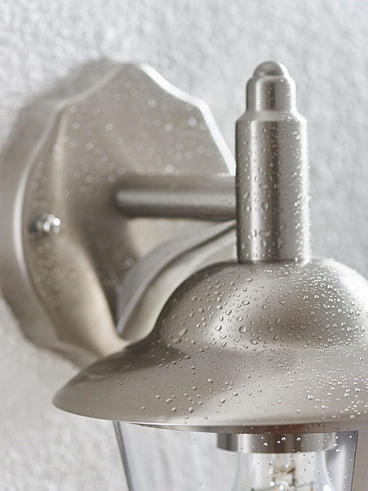Gallery Home Silver Brockhampton Outdoor Wall Light - Image 2 of 3 Gallery Home Silver Brockhampton Outdoor Wall Light - Image 2 of 3