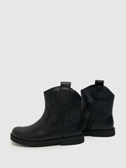 Schuh Cowgirl Western Black Boots - Image 3 of 4