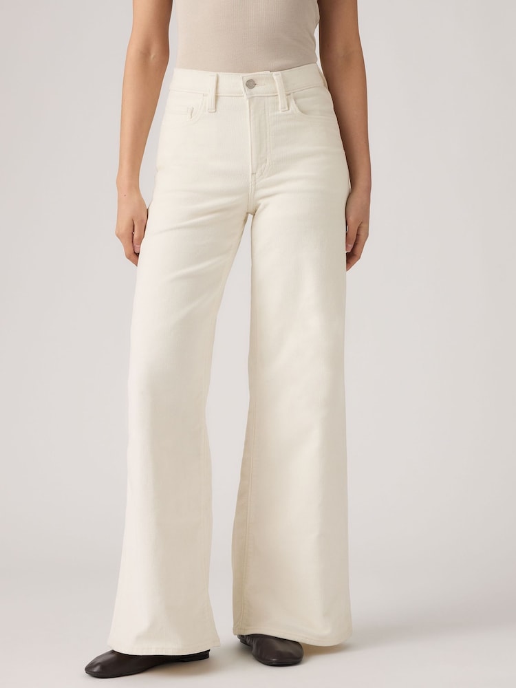 Weiß - Levi's® 728 hohe Taille, weites Bein Jeans - Bild 1 von 6