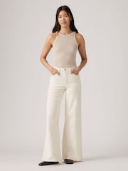 Weiß - Levi's® 728 hohe Taille, weites Bein Jeans - Bild 2 von 6