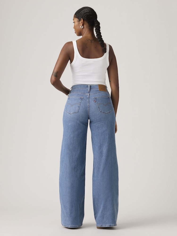 Cool Surf Blue - Levi's® 728 hohe Taille, weites Bein Jeans - Bild 2 von 6