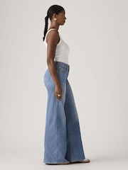 Cool Surf Blue - Levi's® 728 hohe Taille, weites Bein Jeans - Bild 3 von 6