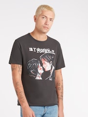 Amplified Grey Three Cheers 100% Cotton T-Shirt - Image 1 of 4